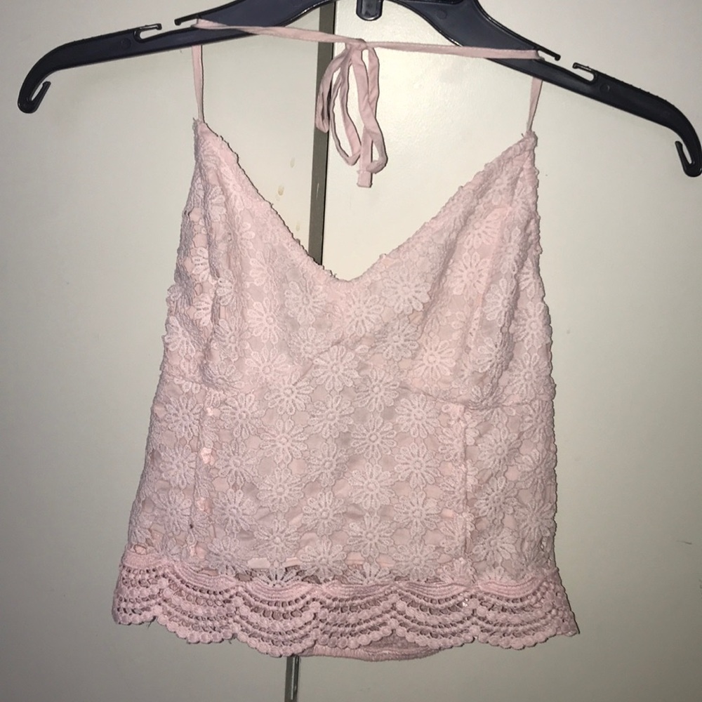 Floral Pink crop top